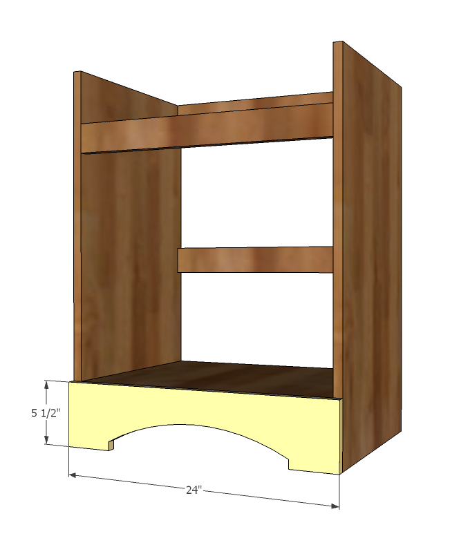 Simple 24 Bath Vanity Ana White   Builder Grade Vanity 5 